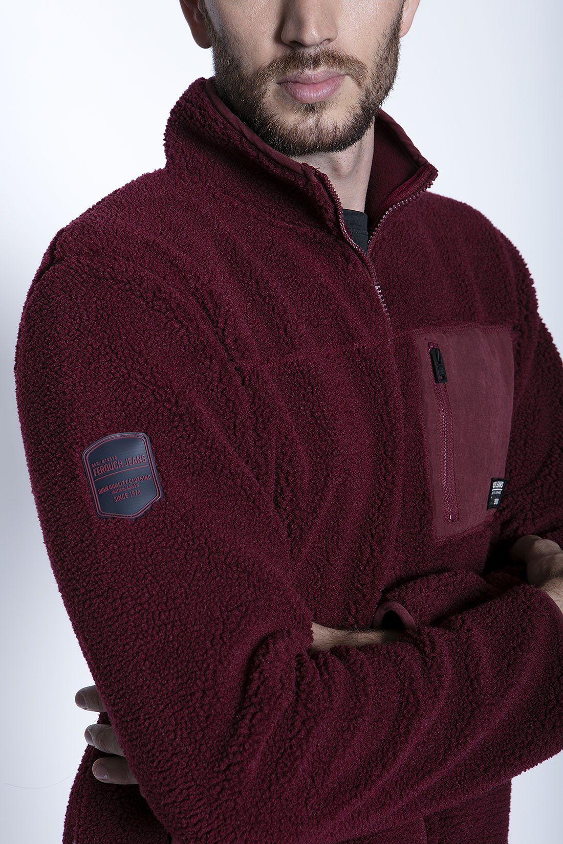 POLERÓN MEMPHIS BURGUNDY - 5
