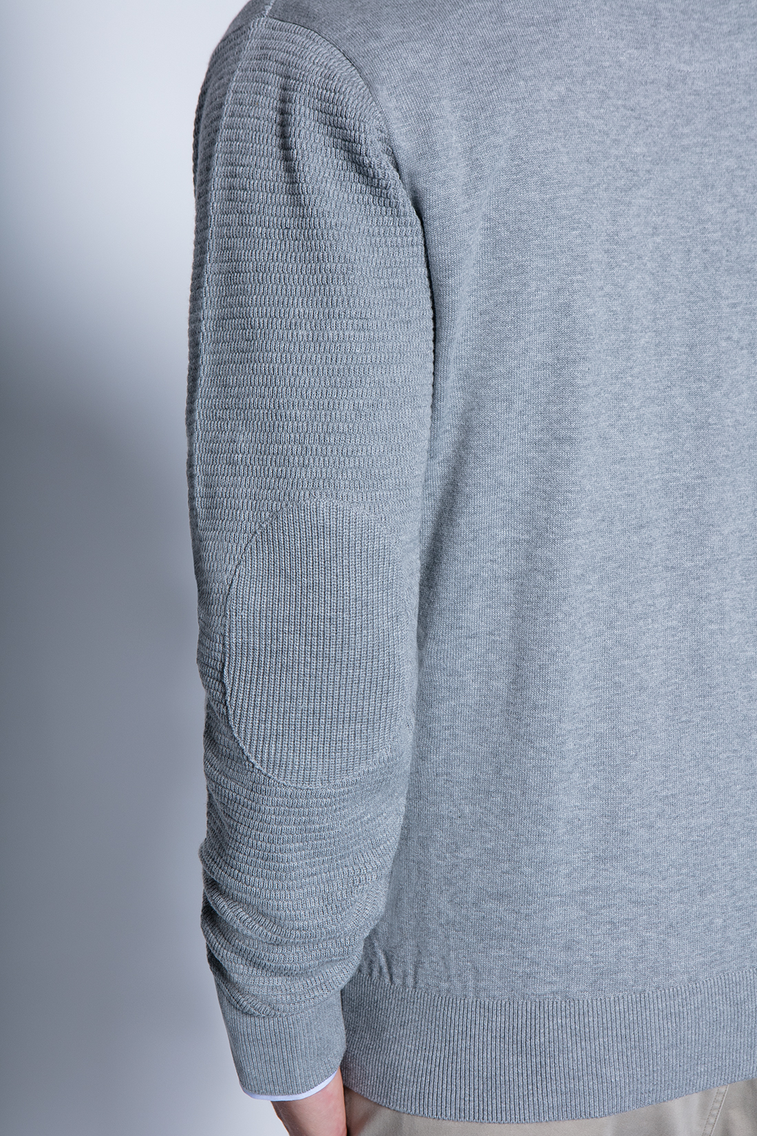 SWEATER BRISTOL SMART CASUAL L/S LT GREY - 5