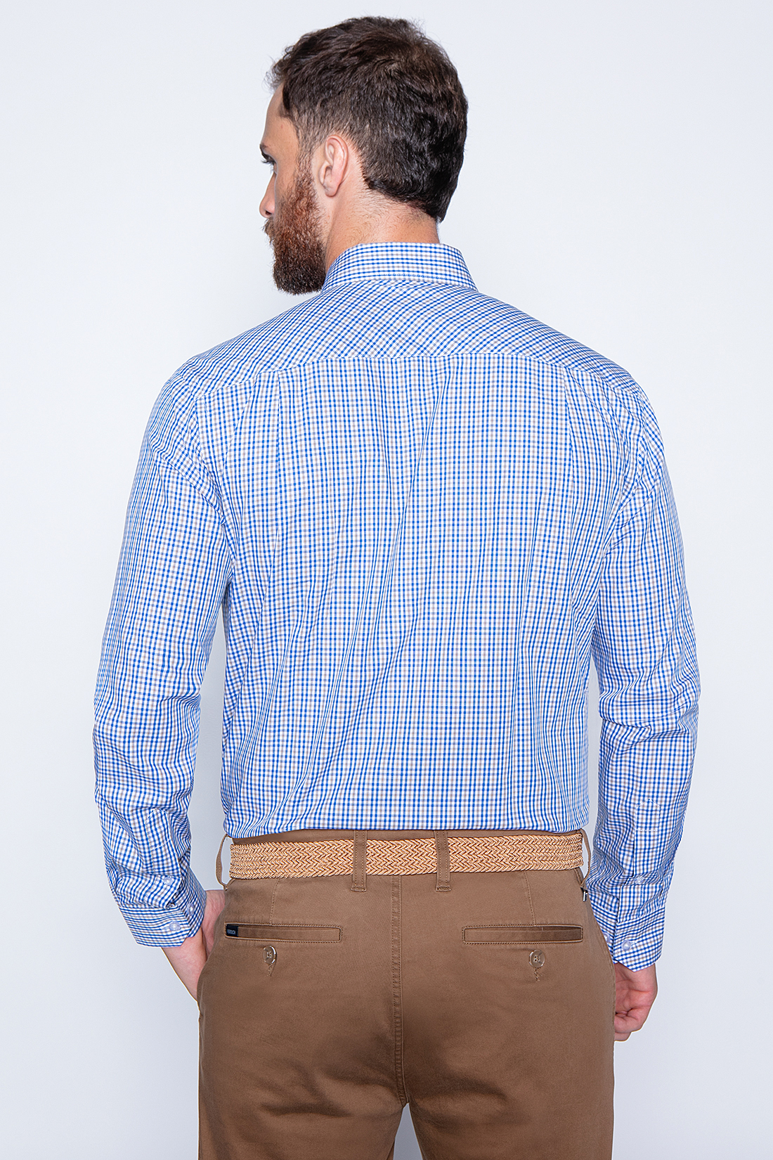CAMISA CUADRO DUBLIN SM SAND - 2