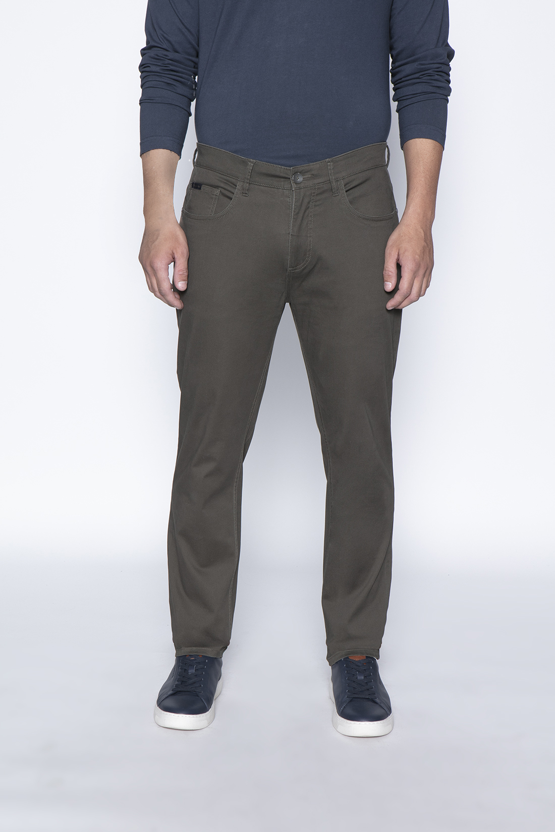 PANTALÓN FIVE POCKET MILITARY - 1