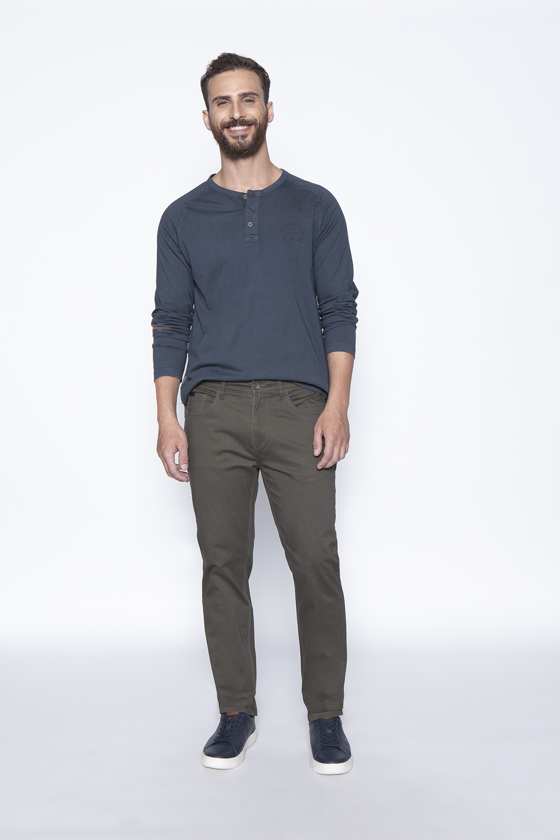 PANTALÓN FIVE POCKET MILITARY - 4