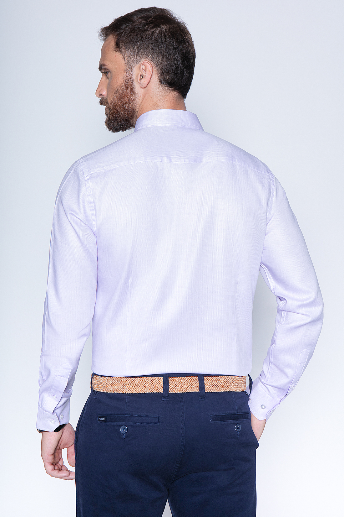 CAMISA SMART CASUAL BOSTON PURPLE - 2