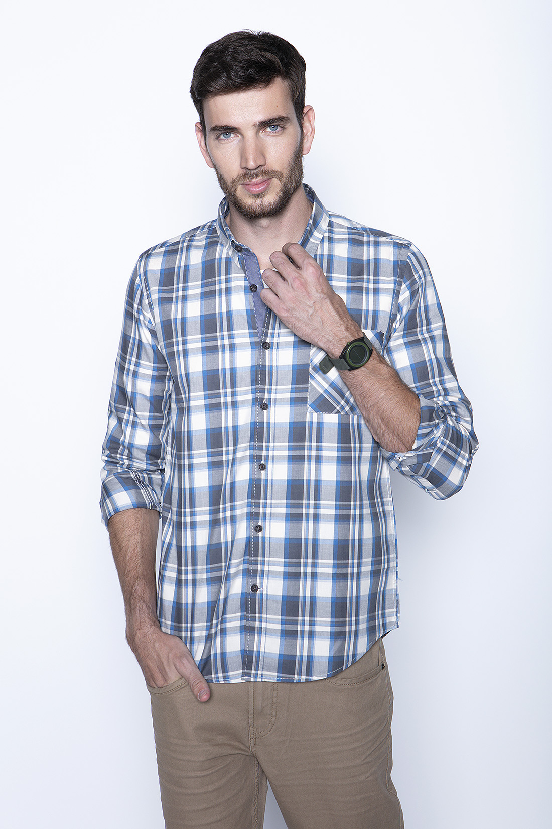CAMISA CHECK CALIFORNIA FJ OCEAN - 1