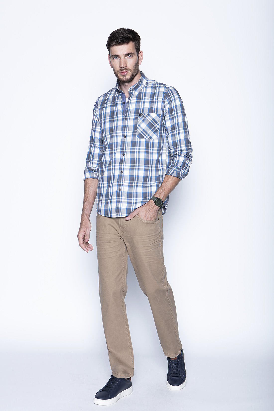 CAMISA CHECK CALIFORNIA FJ OCEAN - 4