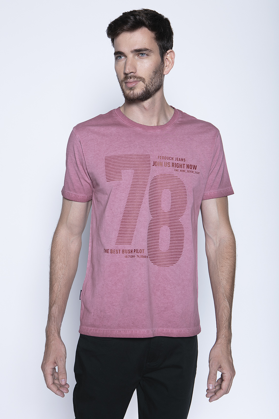 POLERA ILLINOIS BURGUNDY - 1