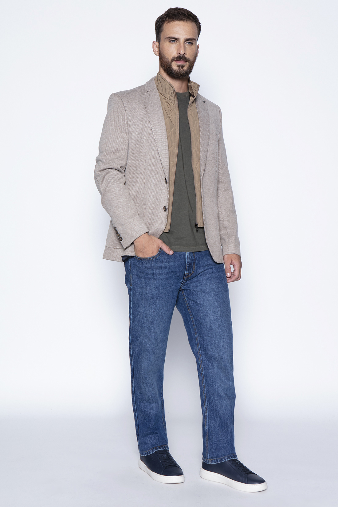 BLAZER KNITTED BRISTOL F BEIGE - 4