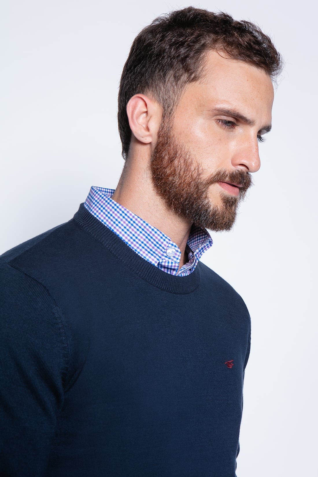 SWEATER ROUND NECK PARIS NAVY - 3