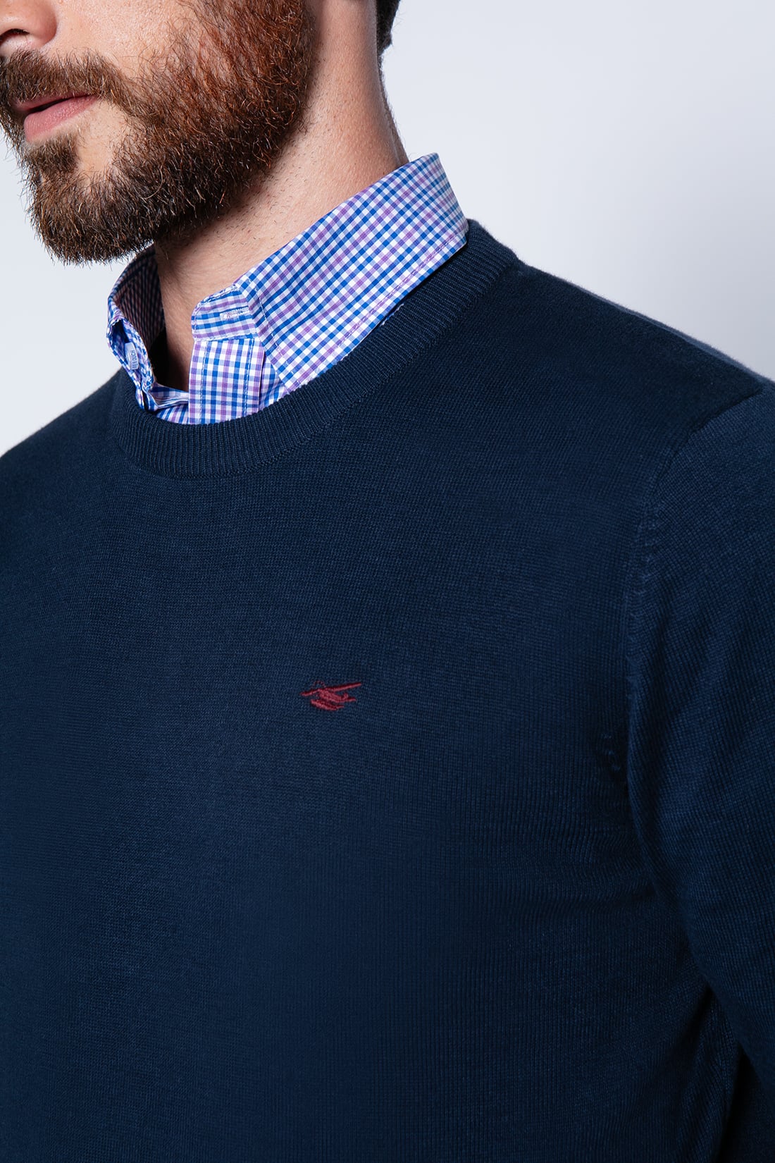 SWEATER ROUND NECK PARIS NAVY - 5