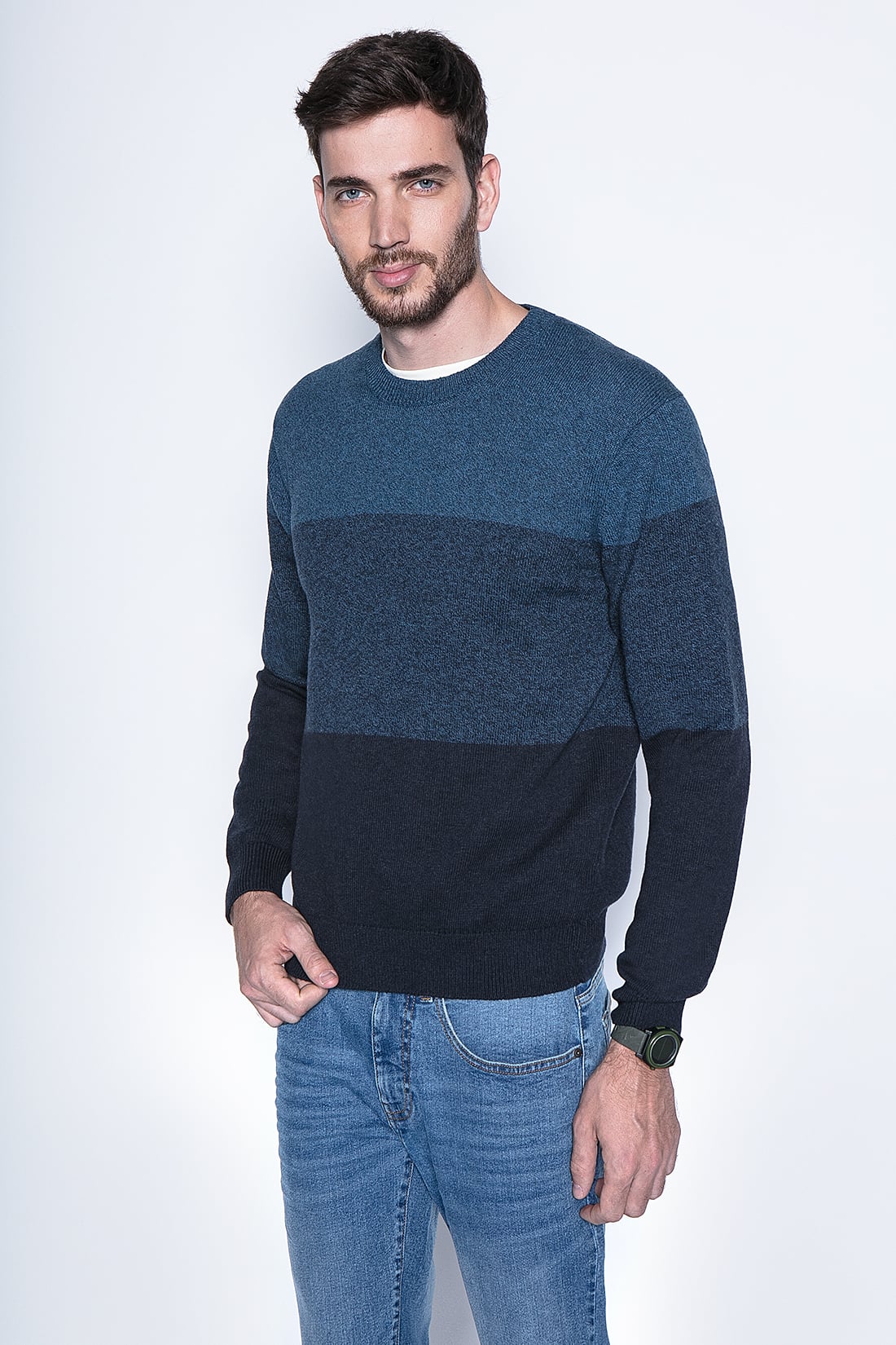 SWEATER CHICAGO F DK.BLUE - 1