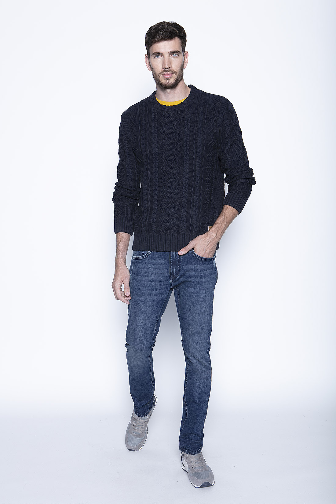 SWEATER BARLETT FJ NAVY - 4