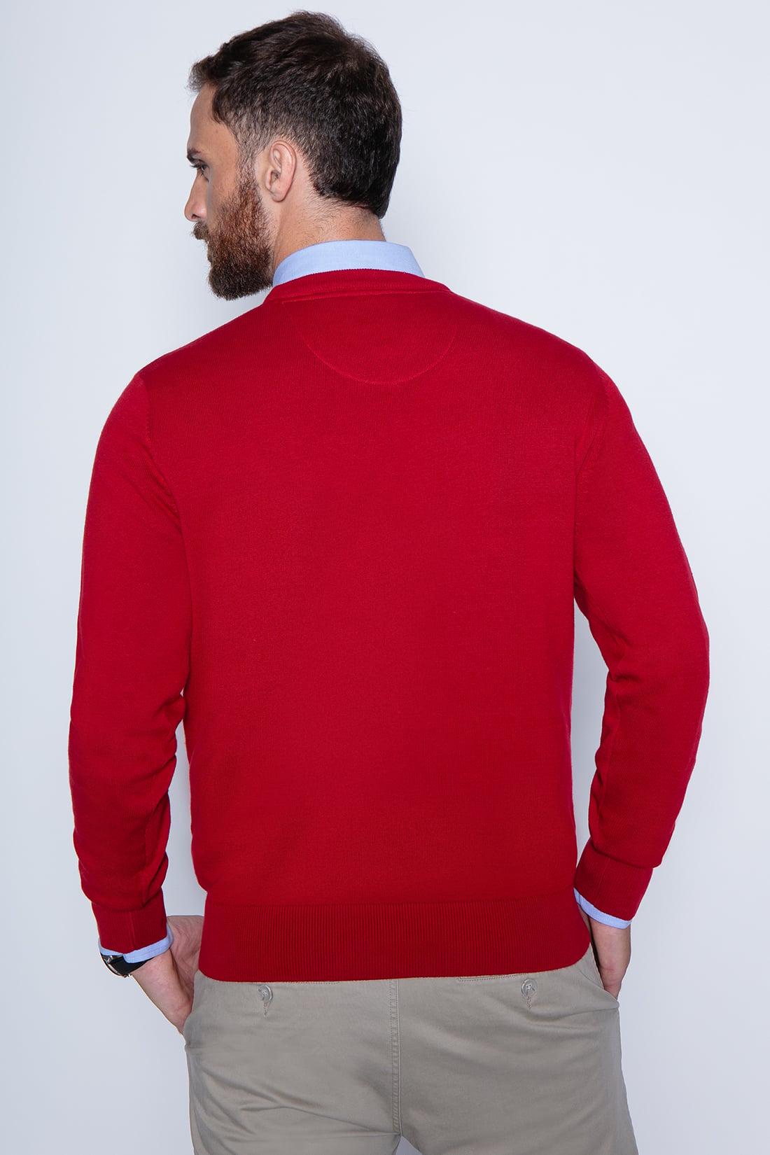 SWEATER ROUND NECK PARIS RED - 2