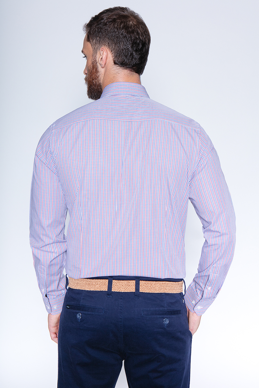 CAMISA CUADRO DAKOTA SM RED - 2