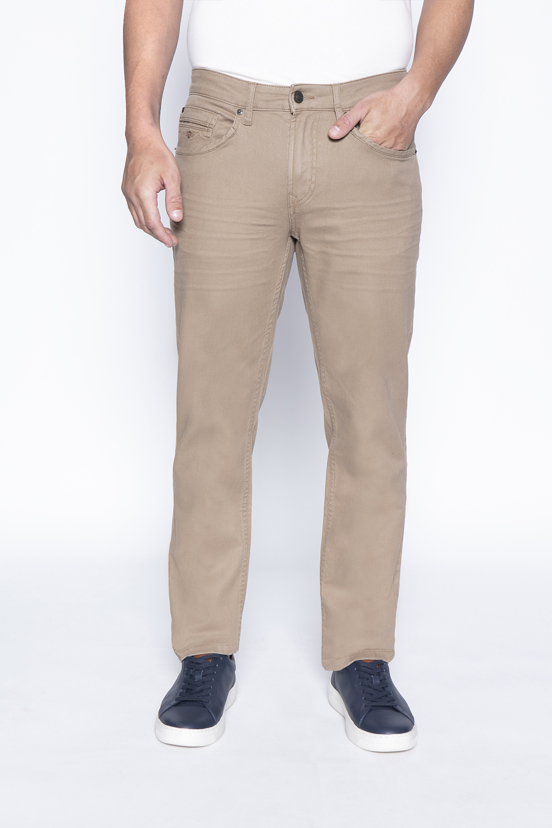 JEANS COLOR FJ KHAKI - 1