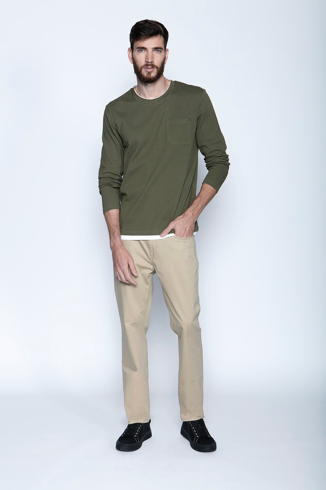 POLERA HOBOKEN MILITARY - 4