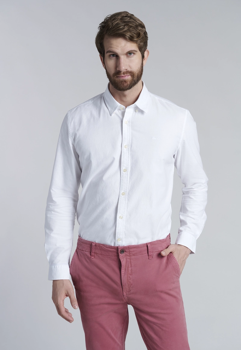 CAMISA WHITE SPORT OXFORD - 1