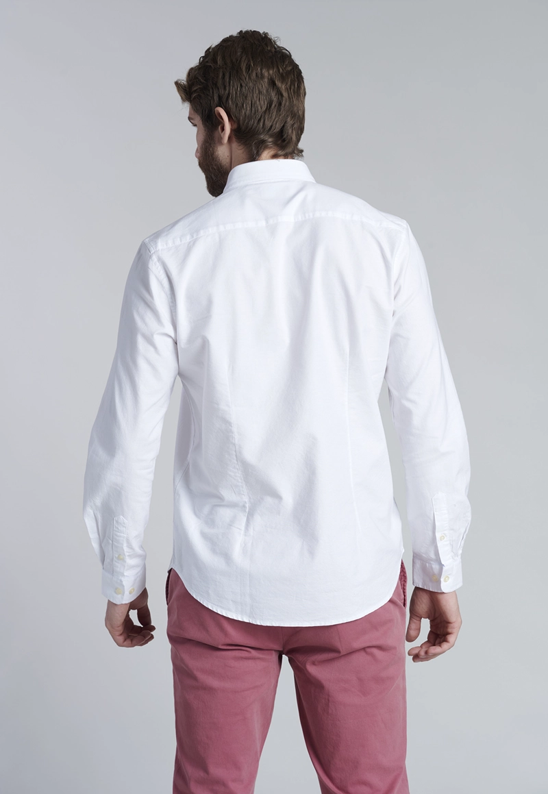 CAMISA WHITE SPORT OXFORD - 4