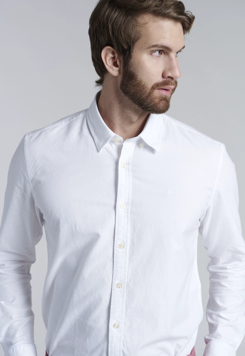 CAMISA WHITE SPORT OXFORD - 8