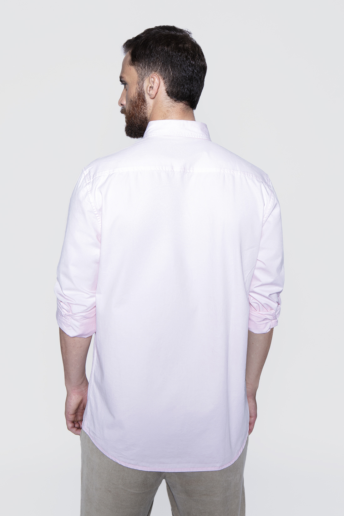 CAMISA GARMENT DYED SPORT FJ PINK - 2
