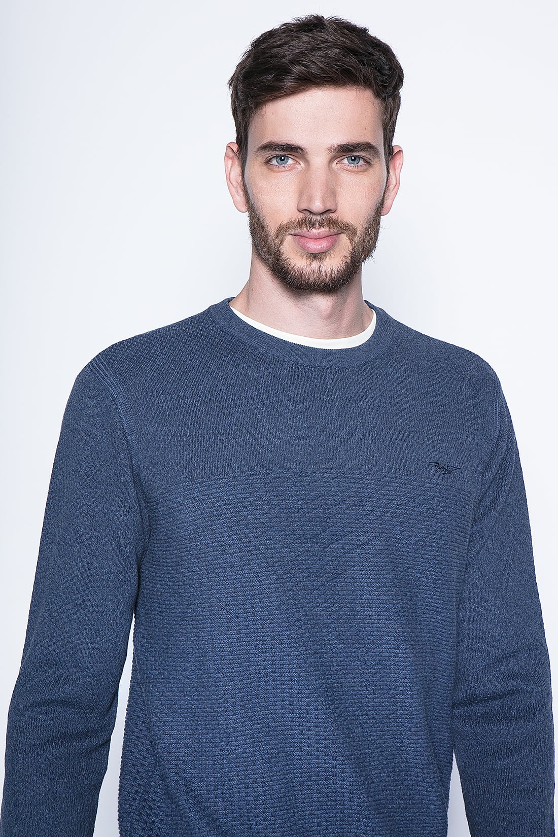 SWEATER BROCKTON FJ BLUE - 3