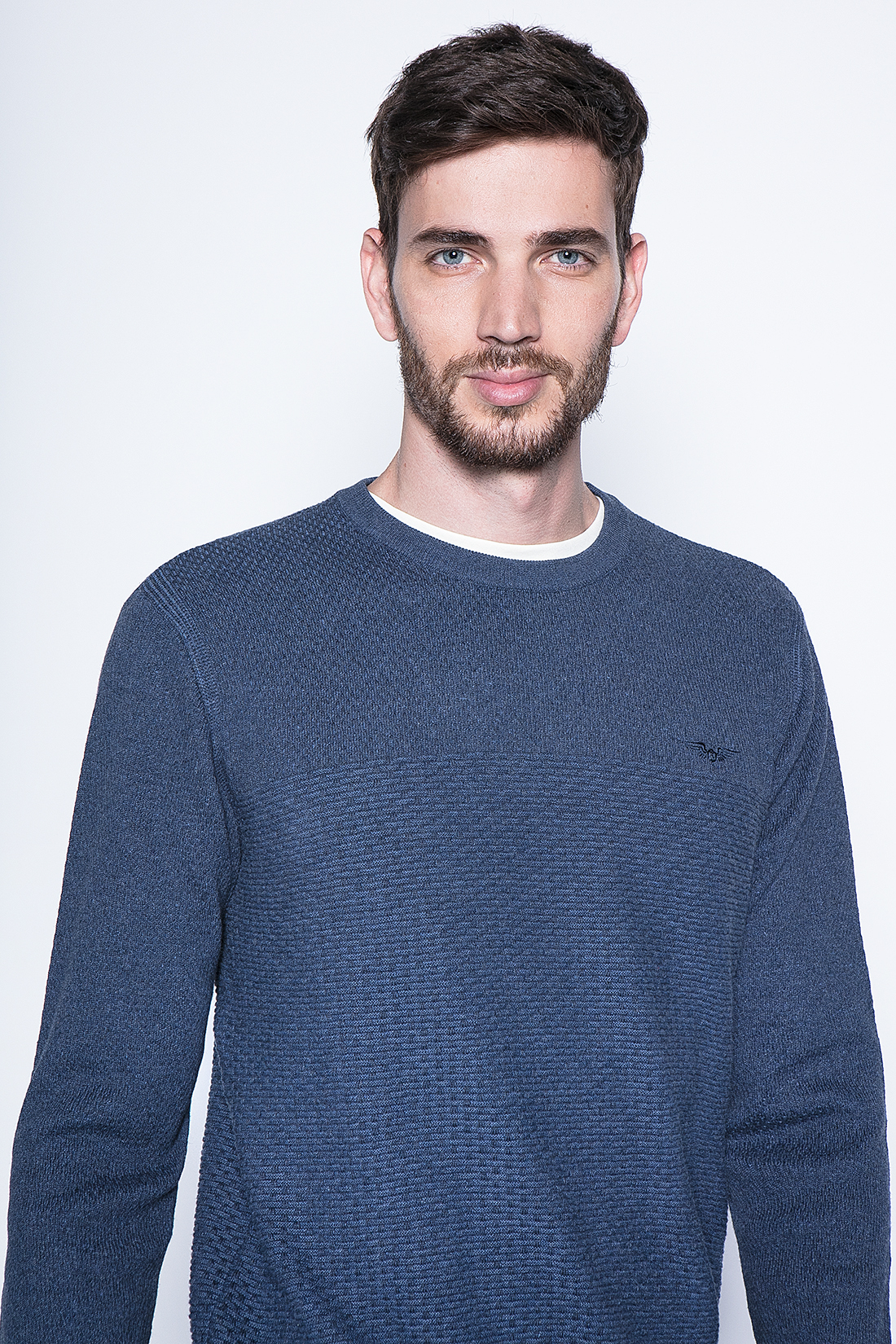 SWEATER BROCKTON FJ BLUE - 3