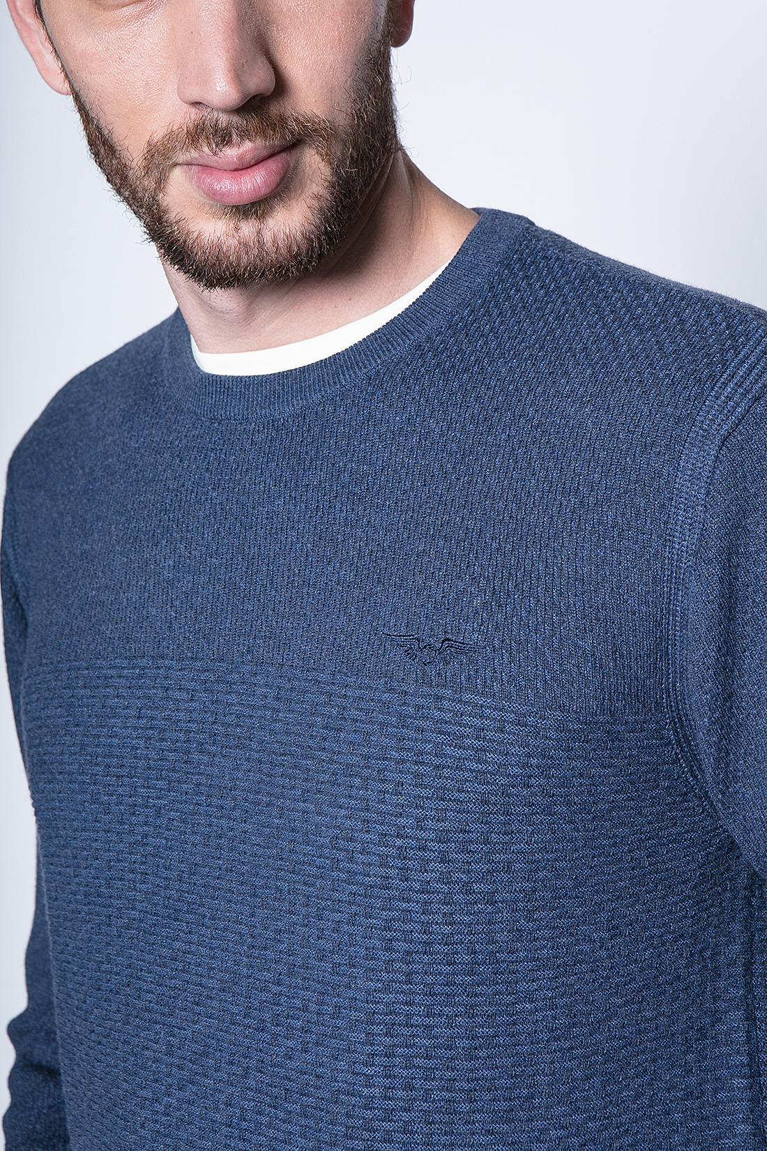 SWEATER BROCKTON FJ BLUE - 5