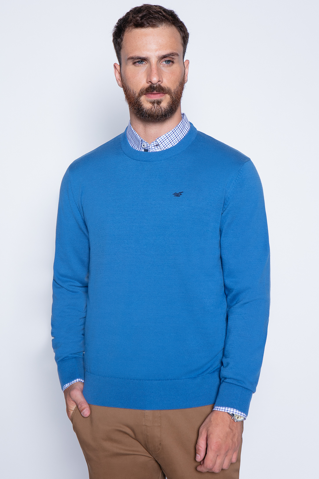 SWEATER ROUND NECK PARIS OCEAN - 1