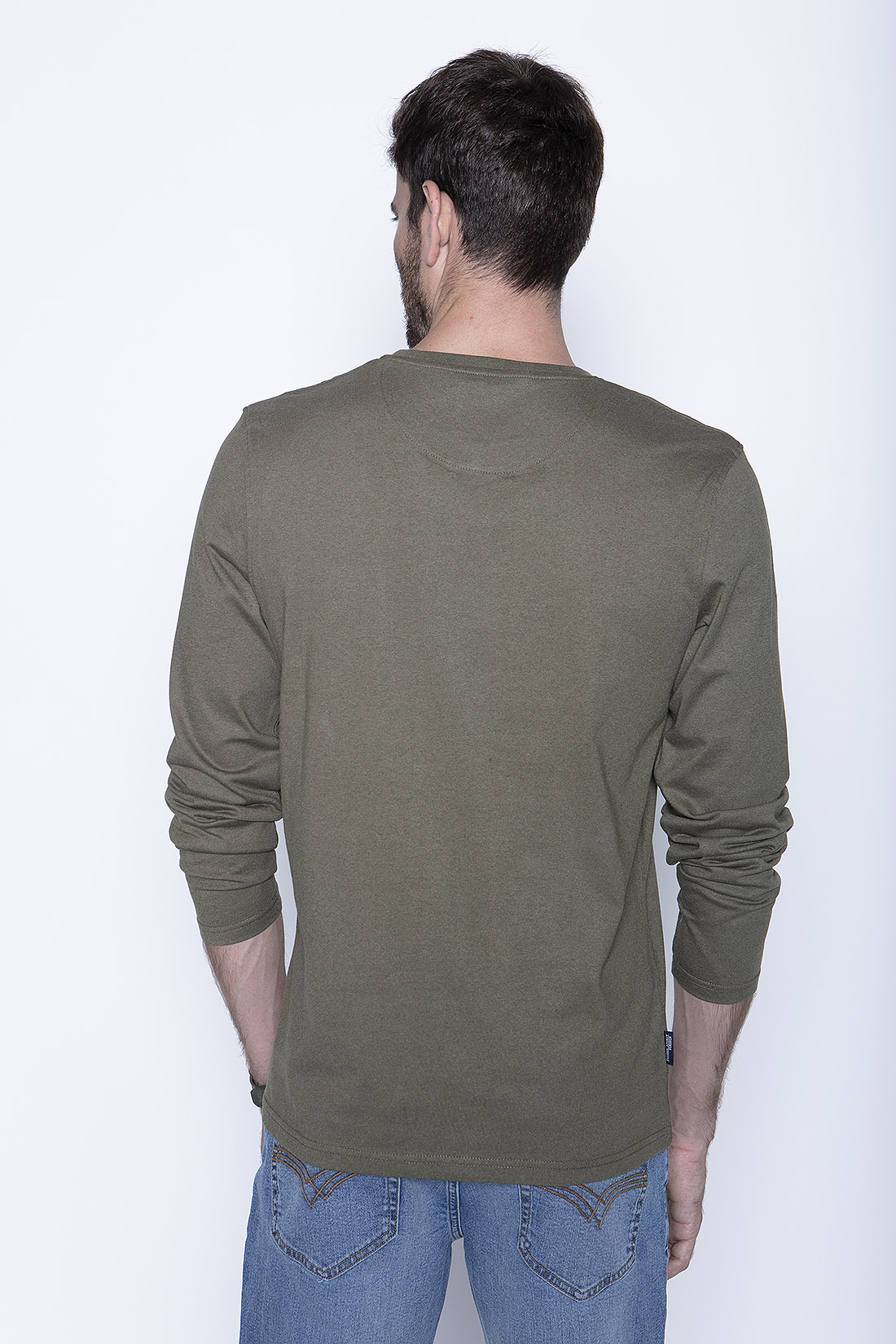 POLERA BÁSICA ML MILITARY - 2
