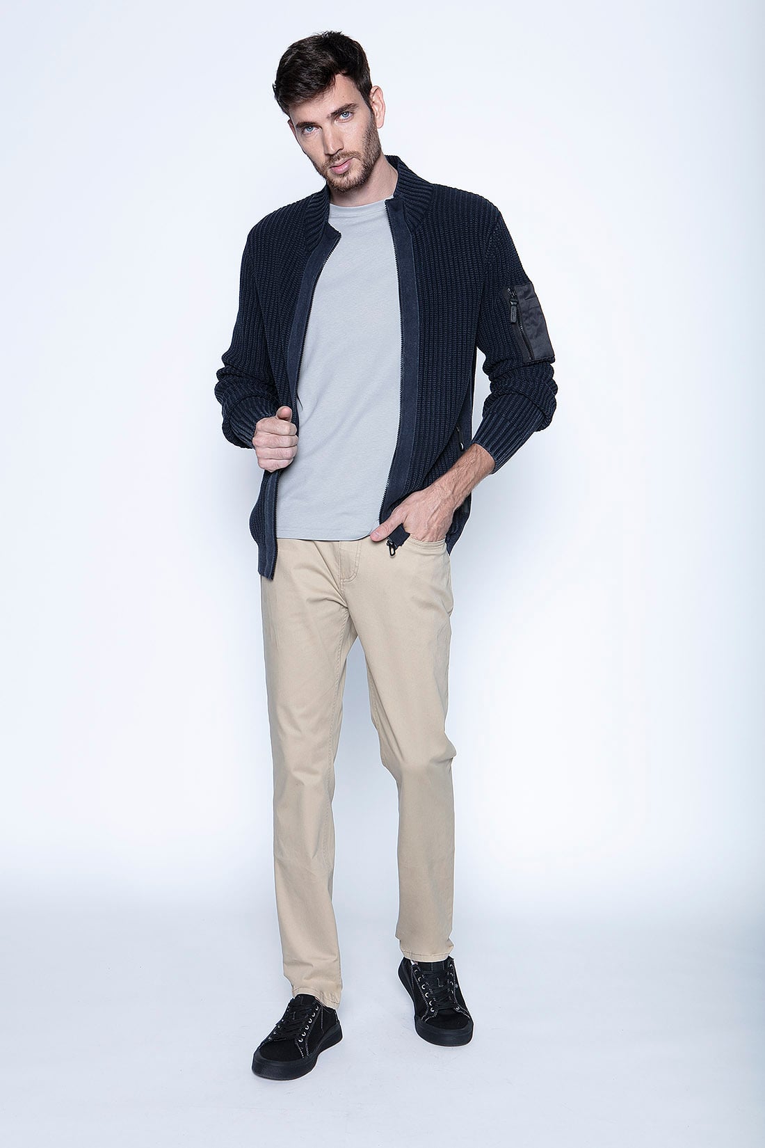 SWEATER CRANSTON FJ NAVY - 1