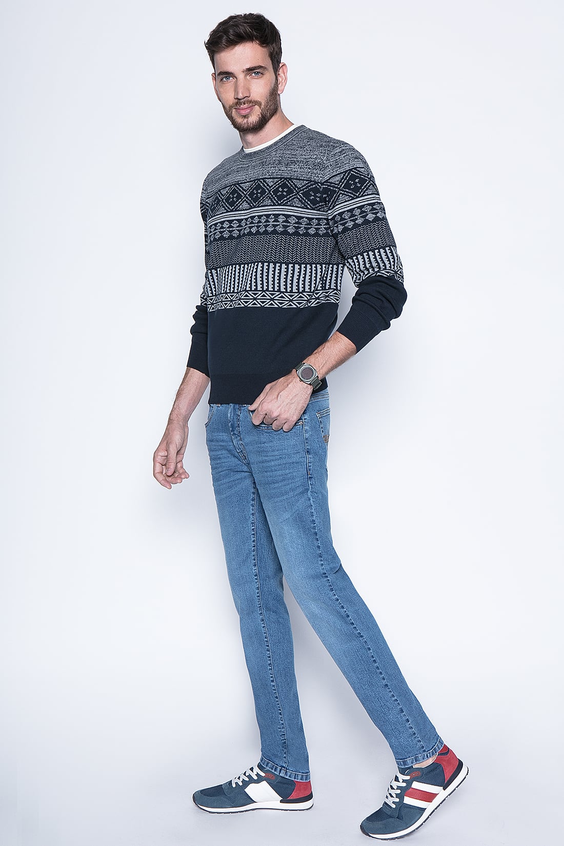 SWEATER BALTIMORE F NAVY - 4