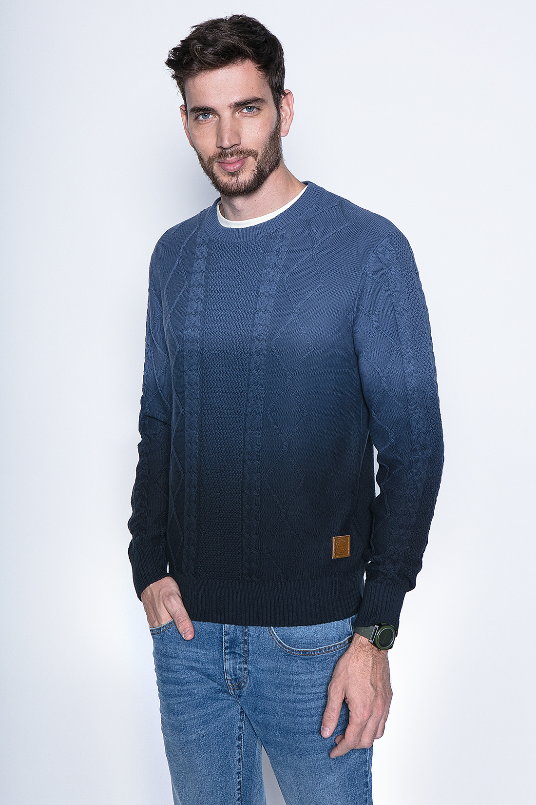 SWEATER ATLANTA FJ BLUE - 1
