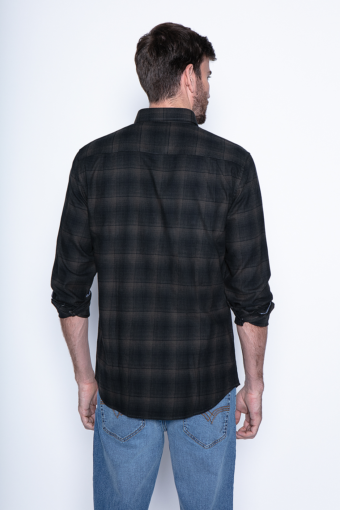 CAMISA CHECK ORLANDO FJ MILITARY - 2