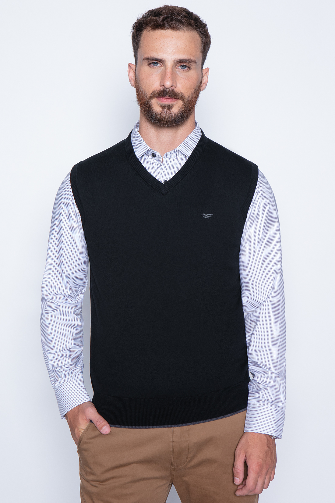 SWEATER BLACK SMART CASUAL W/S - 1