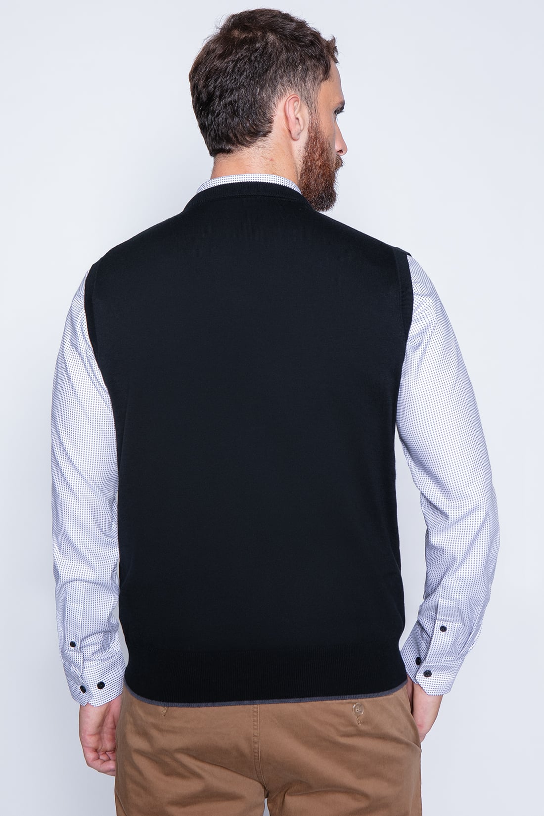 SWEATER BLACK SMART CASUAL W/S - 2