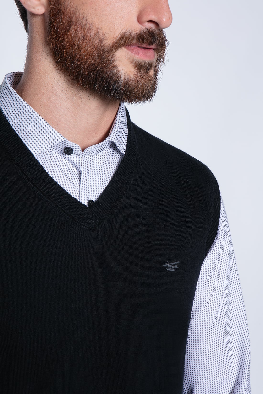 SWEATER BLACK SMART CASUAL W/S - 5