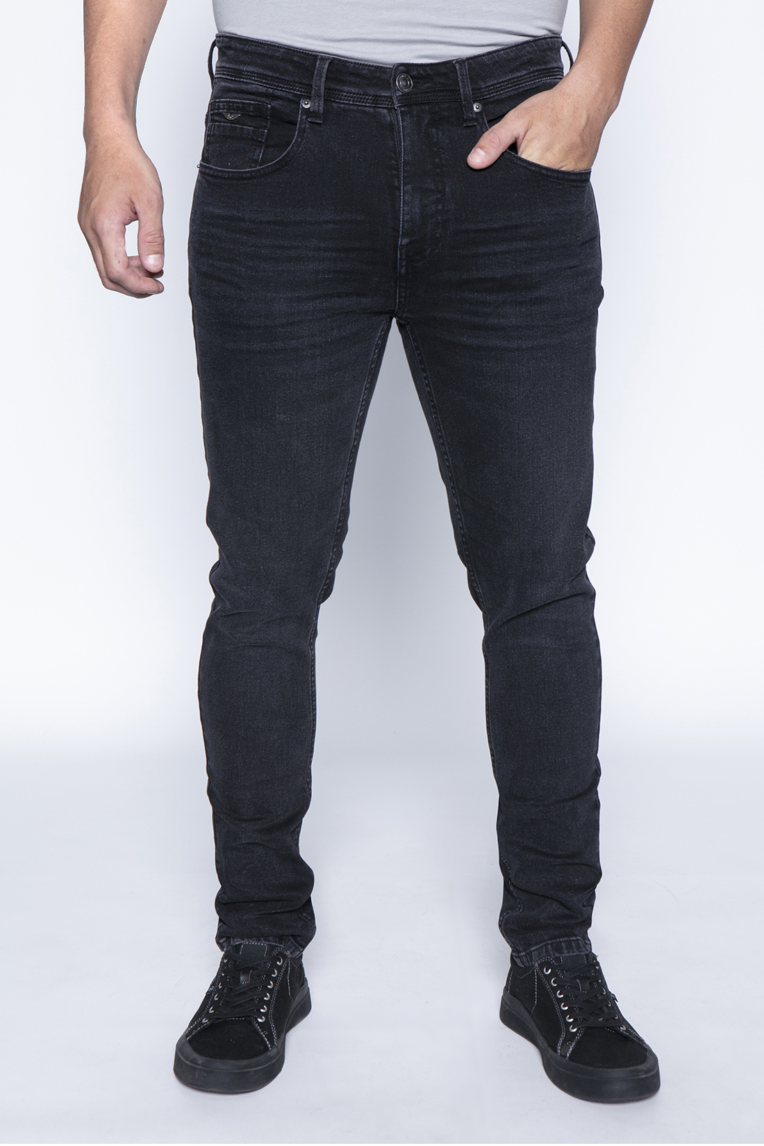 JEANS BÁSICO AUBURN FJ BLACK - 1