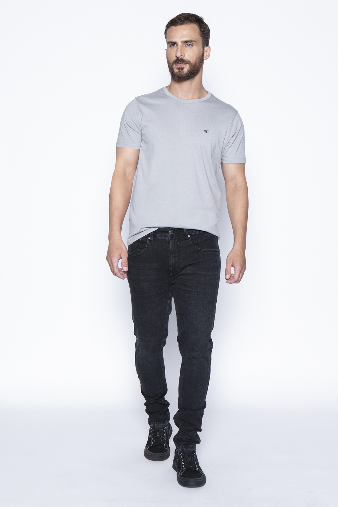 JEANS BÁSICO AUBURN FJ BLACK - 4