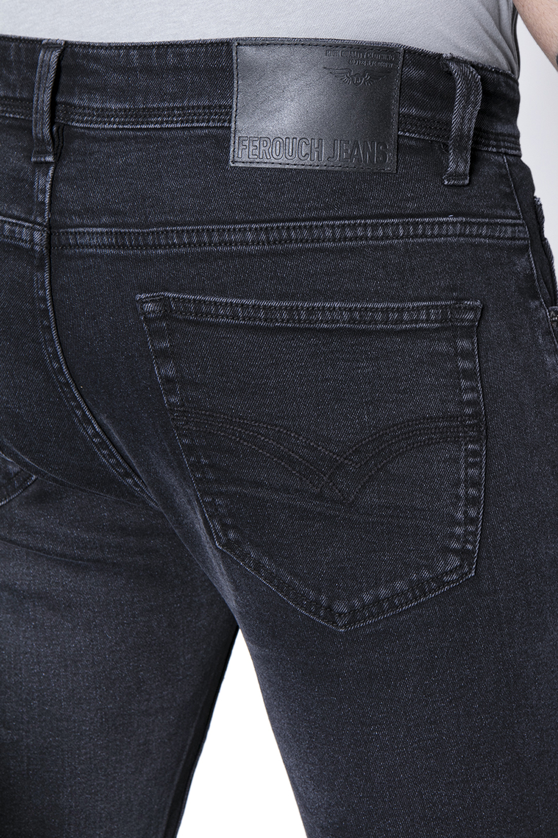 JEANS BÁSICO AUBURN FJ BLACK - 5