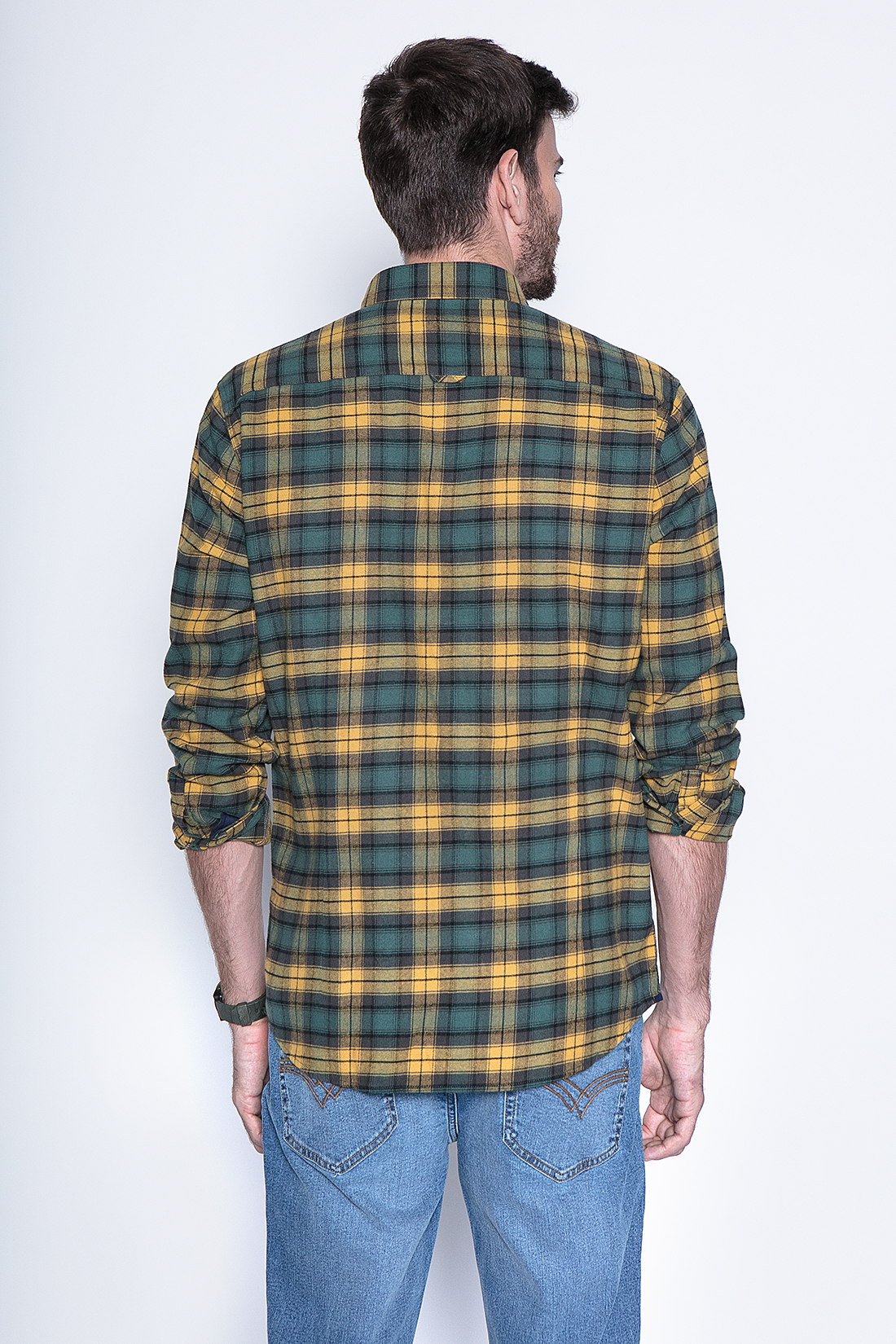 CAMISA CHECK ROCHESTER FJ MUSTARD - 2