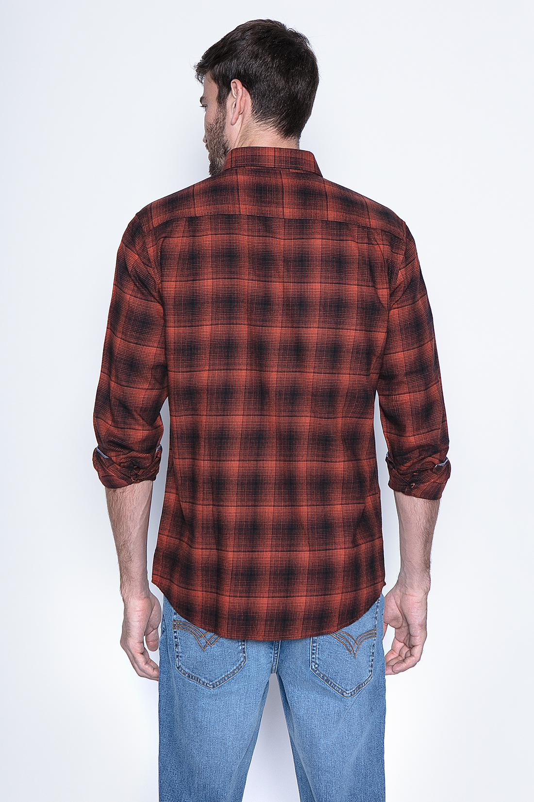 CAMISA CHECK ORLANDO FJ COPPER - 2