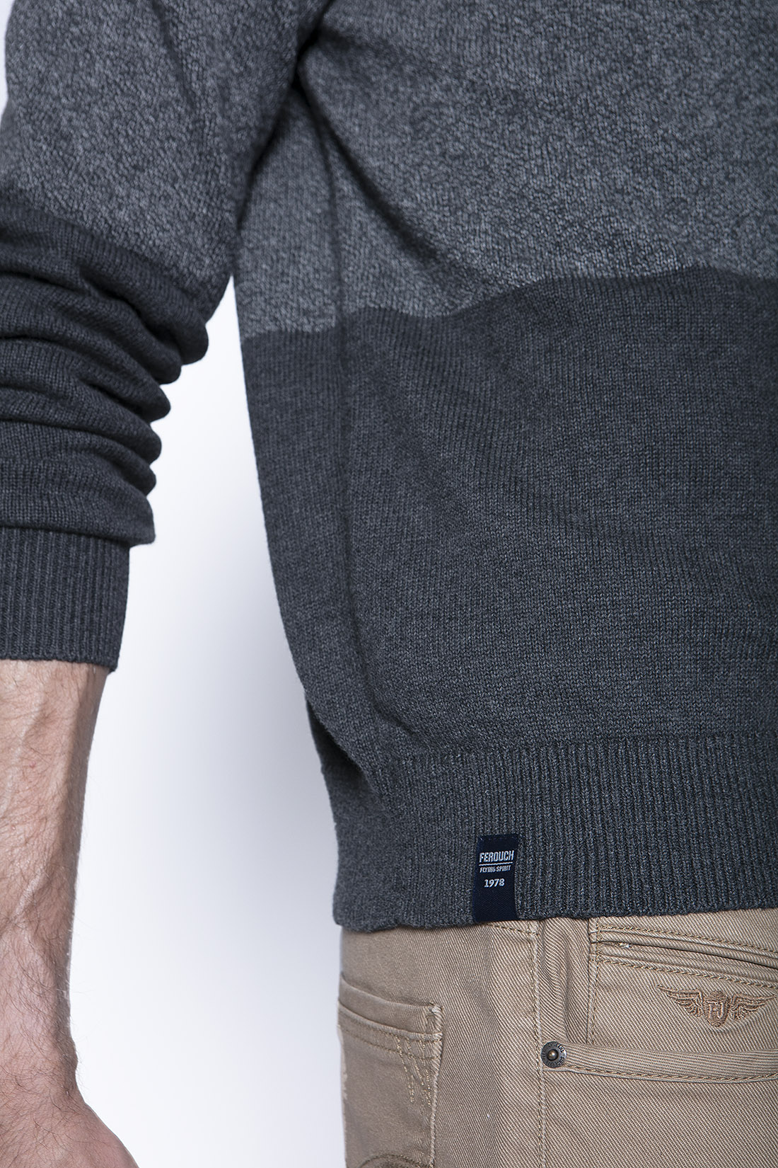 SWEATER CHICAGO F DK. GREY - 5
