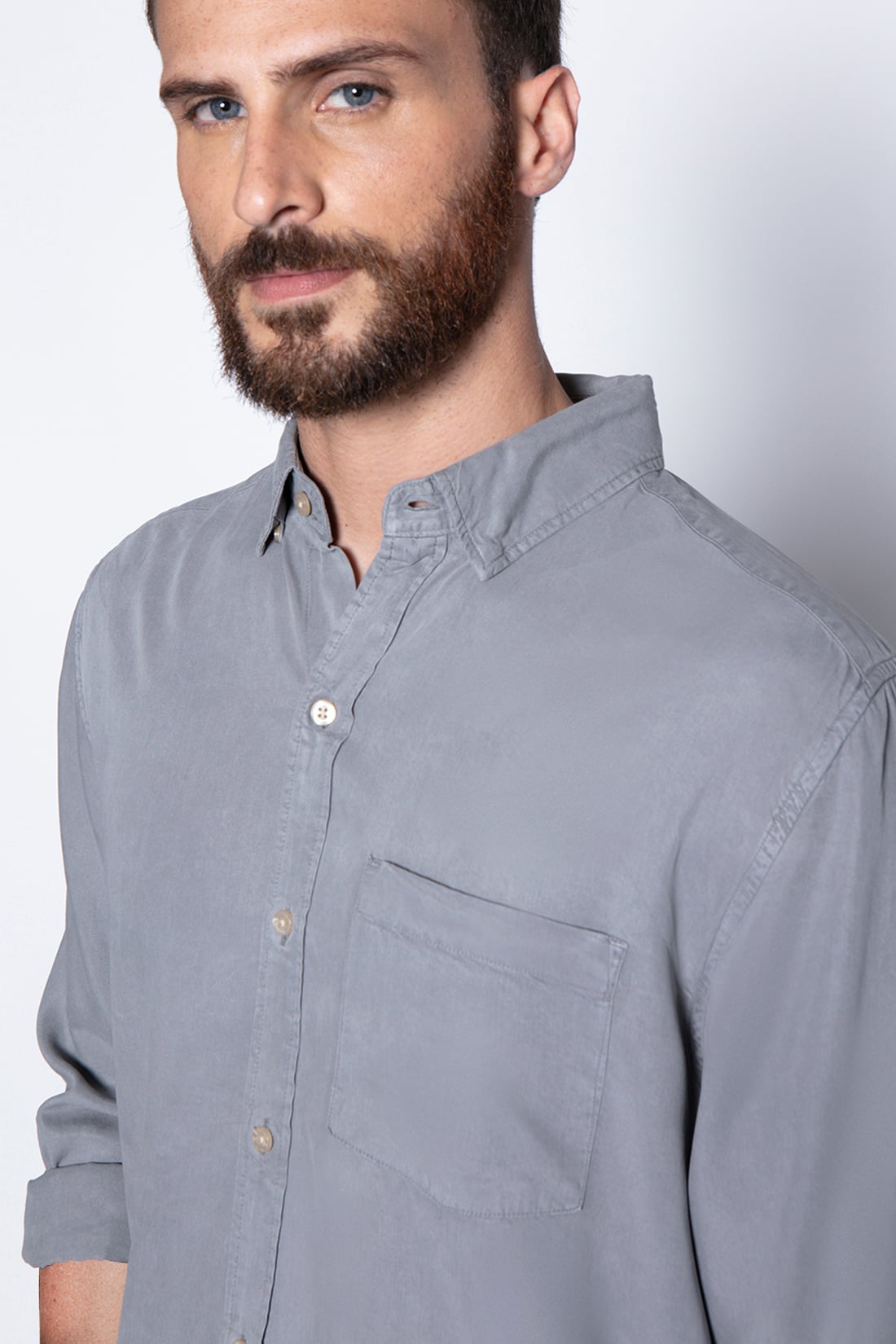 CAMISA LYOCELL FJ LT GREY - 3