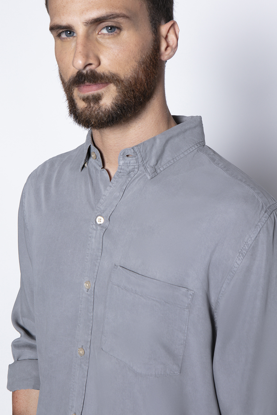 CAMISA LYOCELL FJ LT GREY - 3