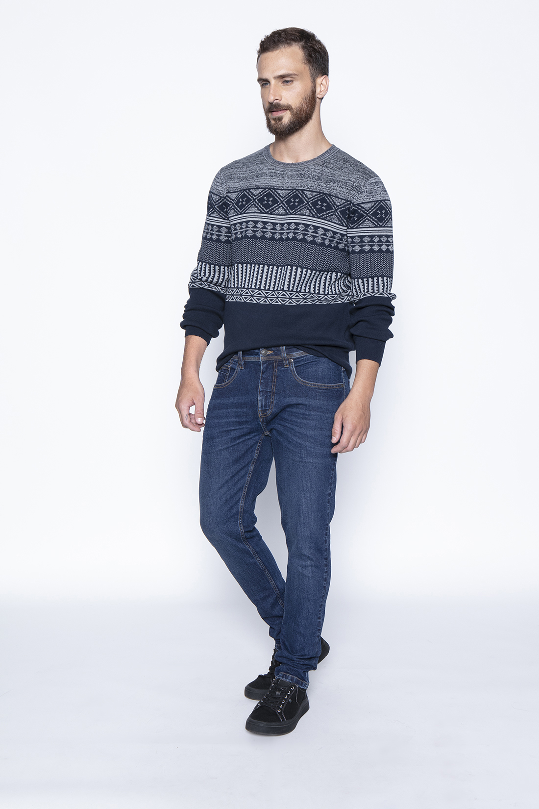 JEANS BÁSICO AUBURN FJ INDIGO - 4