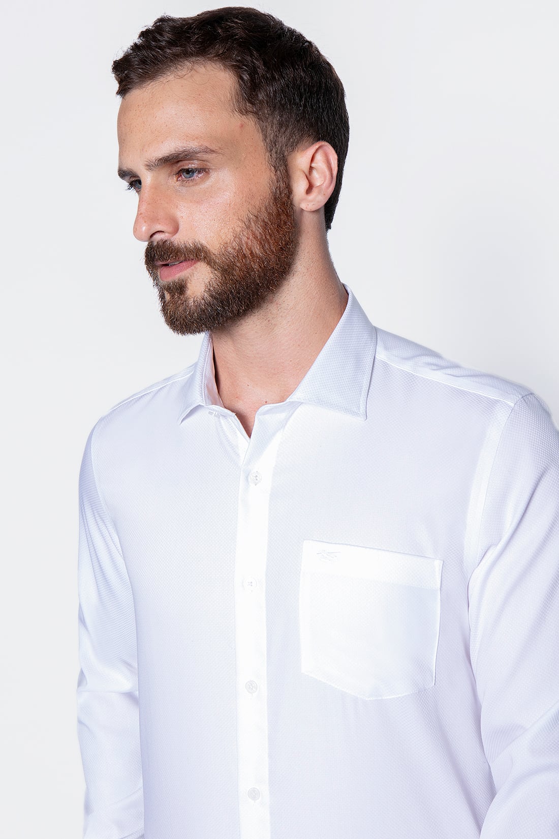 CAMISA WHITE SMART CASUAL BRISTOL - 3