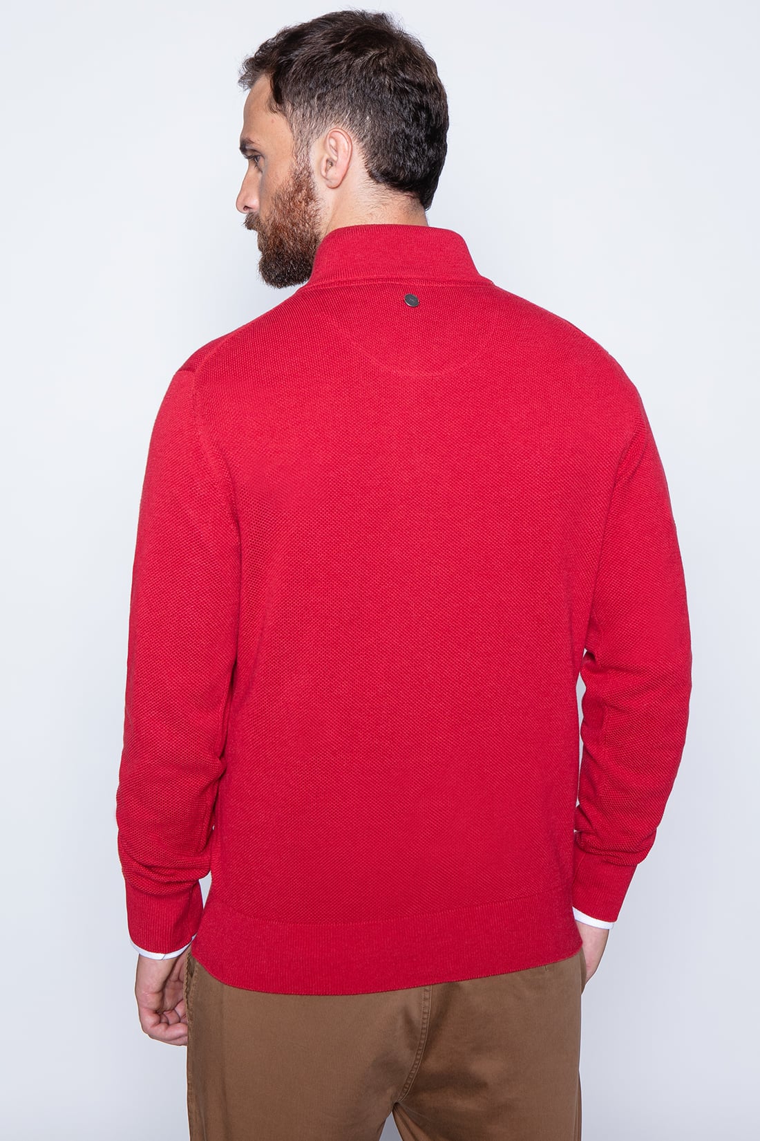 SWEATER LONDON SMART CASUAL L/S RED - 2