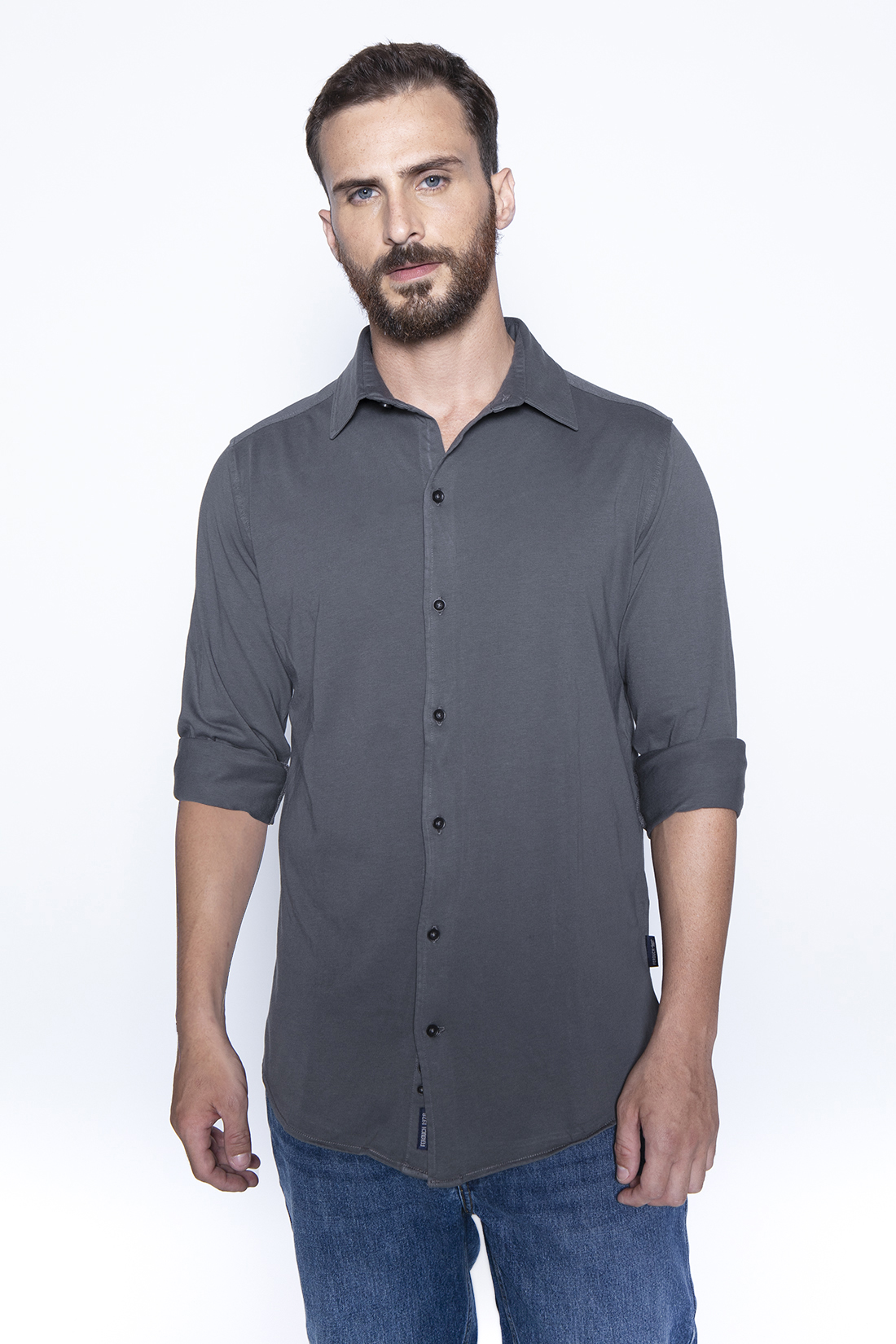 CAMISA JERSEY GARMENT DYED F METAL - 1