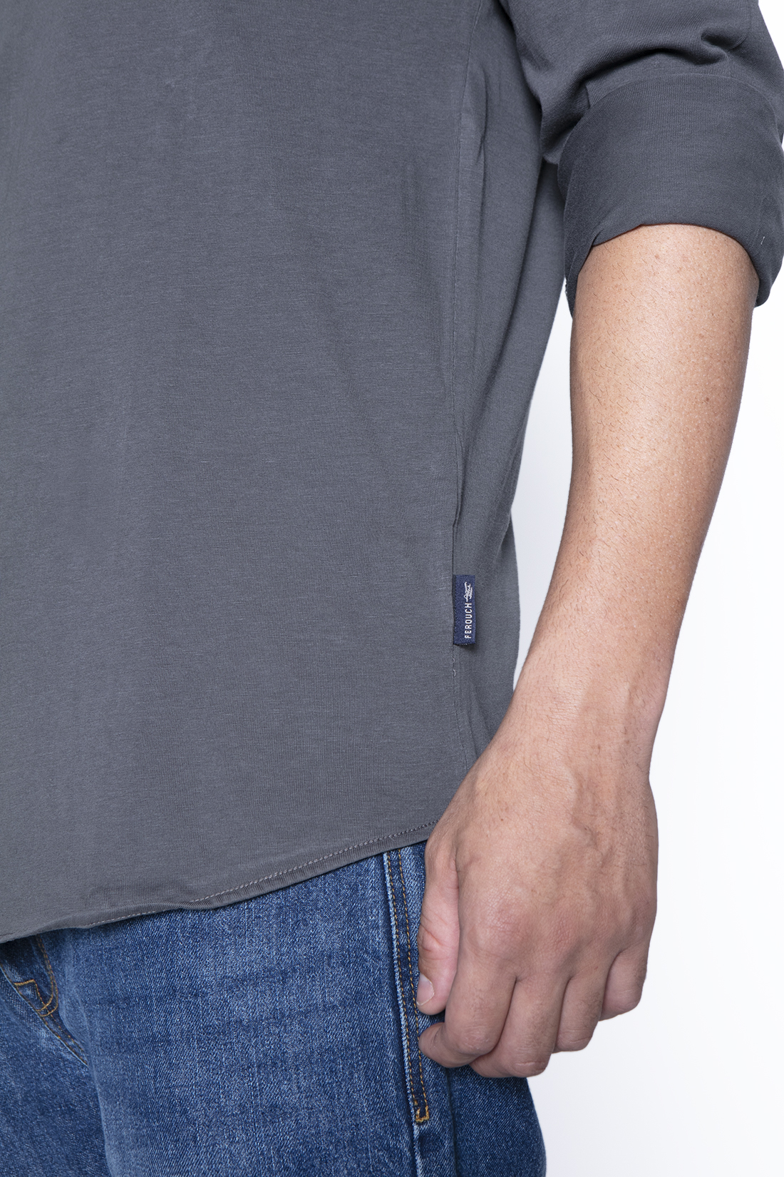 CAMISA JERSEY GARMENT DYED F METAL - 5