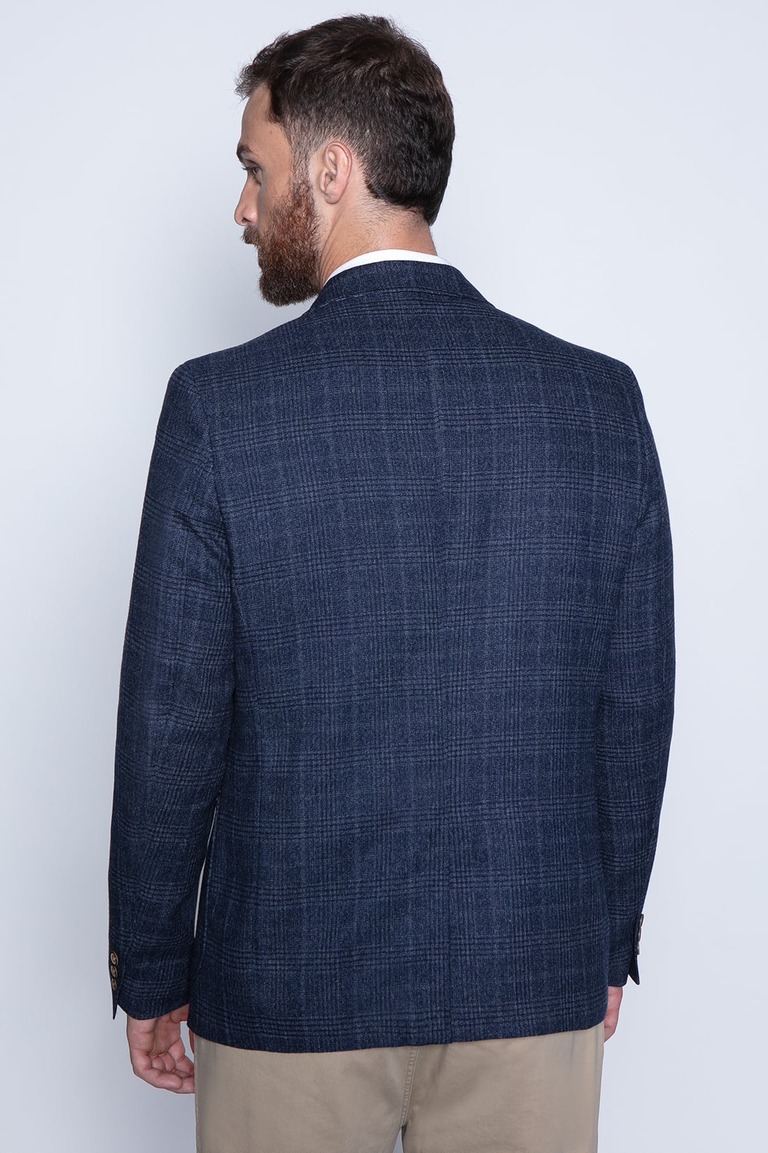 BLAZER CHECKERED ASPEN F MARINE - 2