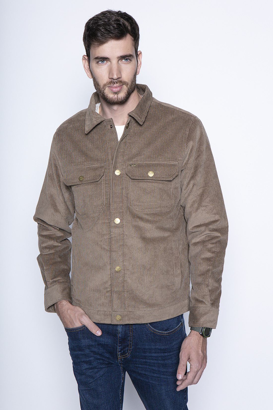 CHAQUETA SPORT CORDUROY FJ TOASTED - 1