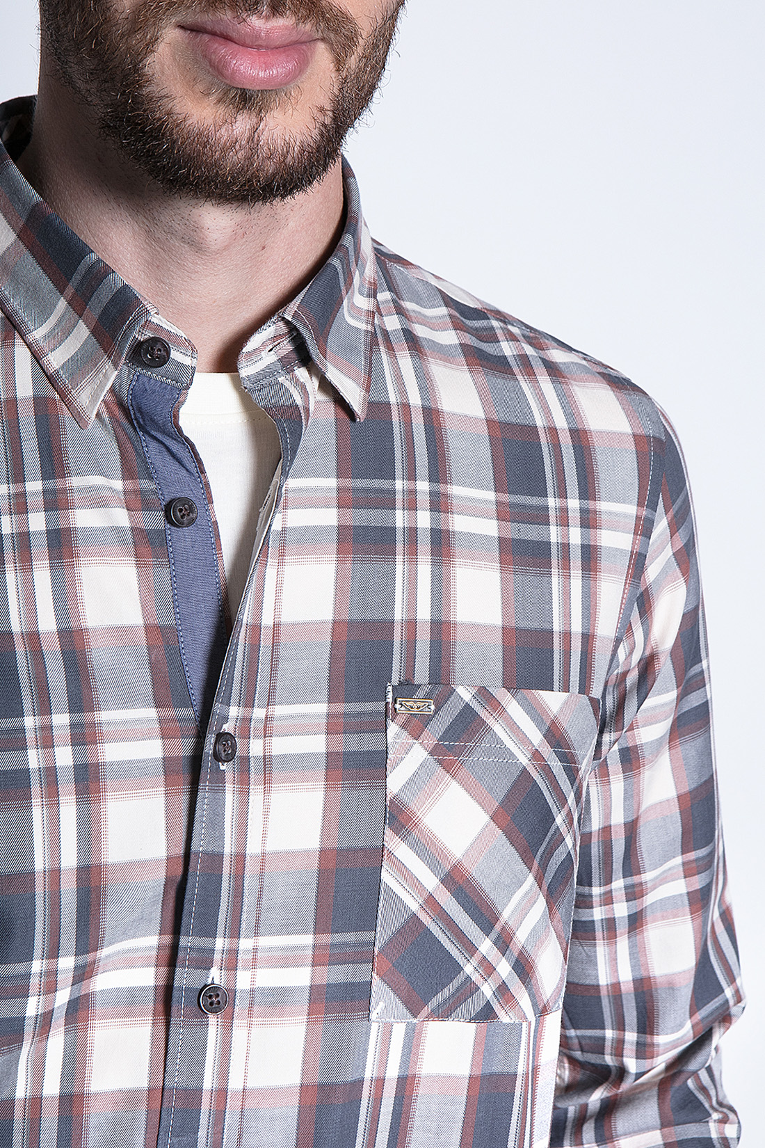 CAMISA CHECK CALIFORNIA FJ CAMEL - 5